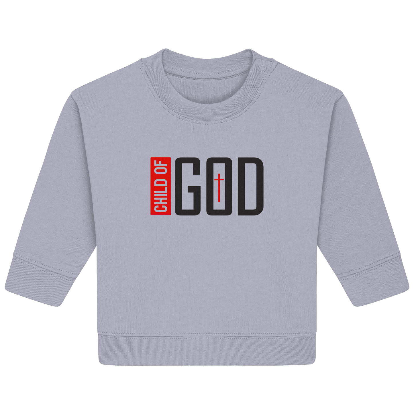 Child of God – Deine Identität in Christus | Christliche Kleidung - Baby Organic Sweatshirt