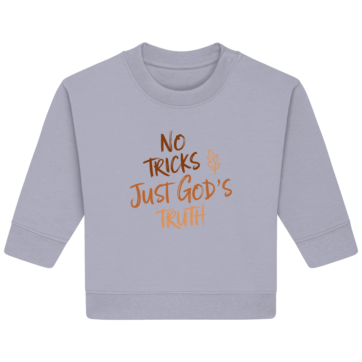 No Tricks – Just God’s Truth | Christliche Kleidung & Geschenke im Retro-Design für Herbst & Halloween - Baby Organic Sweatshirt
