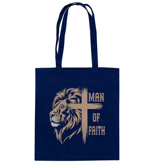 Man of Faith | Christliche Designs - Baumwolltasche