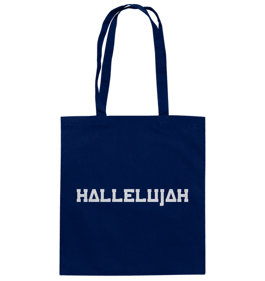 Hallelujah - Baumwolltasche - GfoitMa - French Navy / ca. 38x42