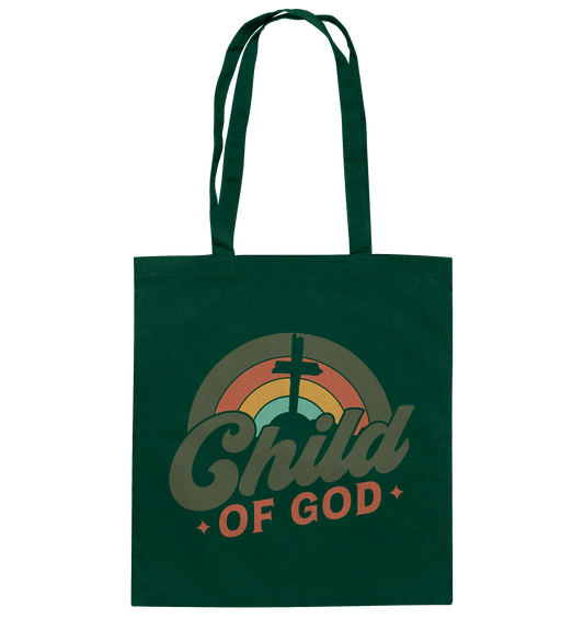 "Kind Gottes" im Retro-Look - Baumwolltasche