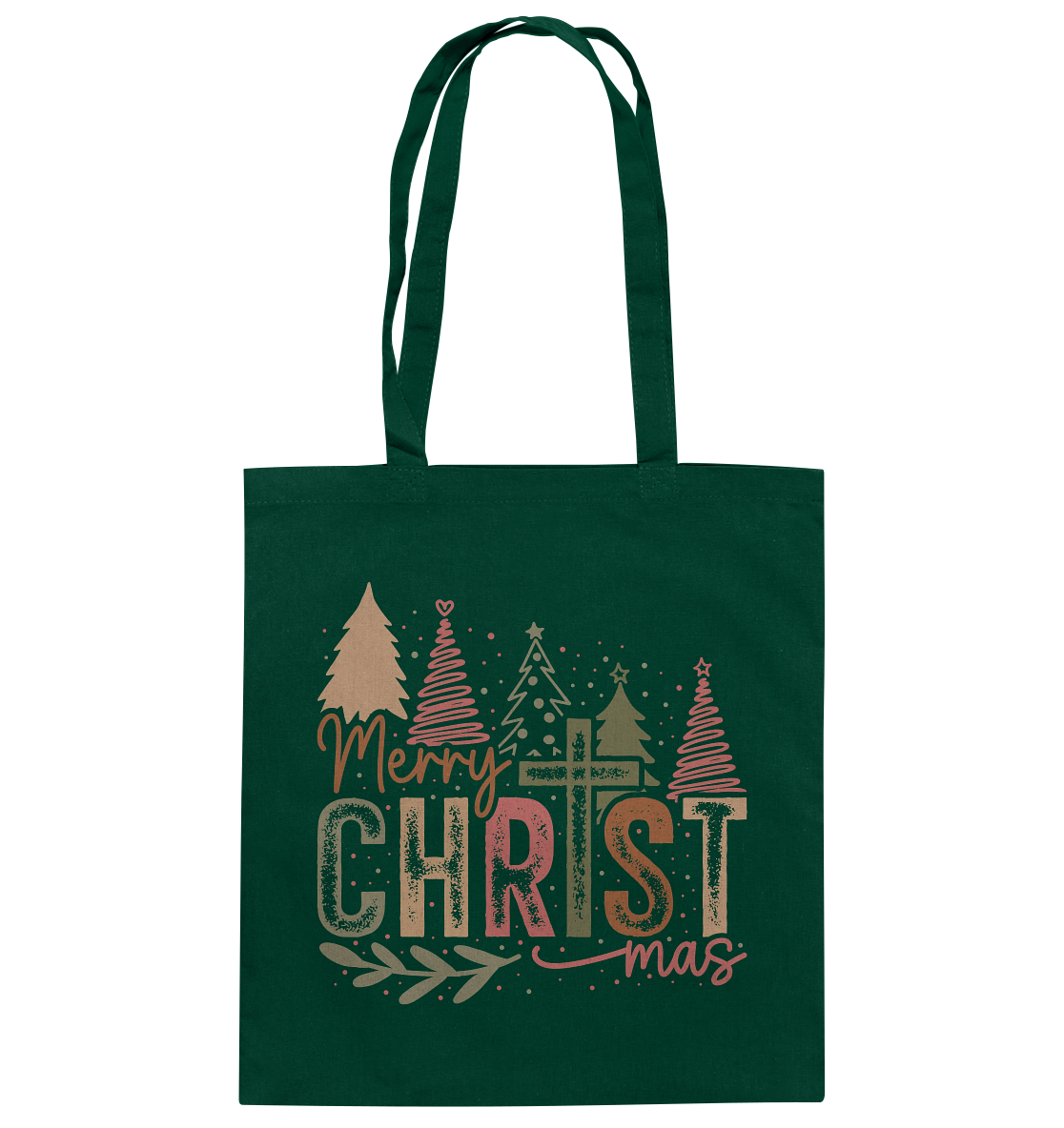 Merry CHRISTmas – Der wahre Fokus - Baumwolltasche