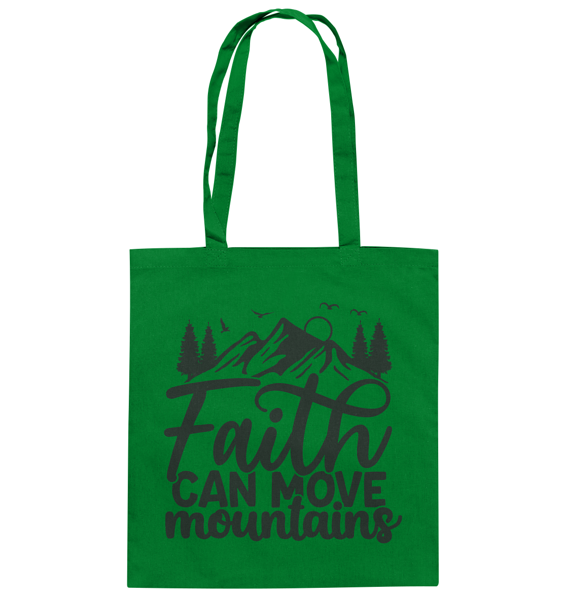 Glaube versetzt Berge - Baumwolltasche