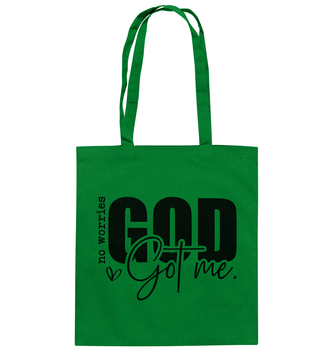 Keine Sorgen, Gott hält mich fest - Baumwolltasche