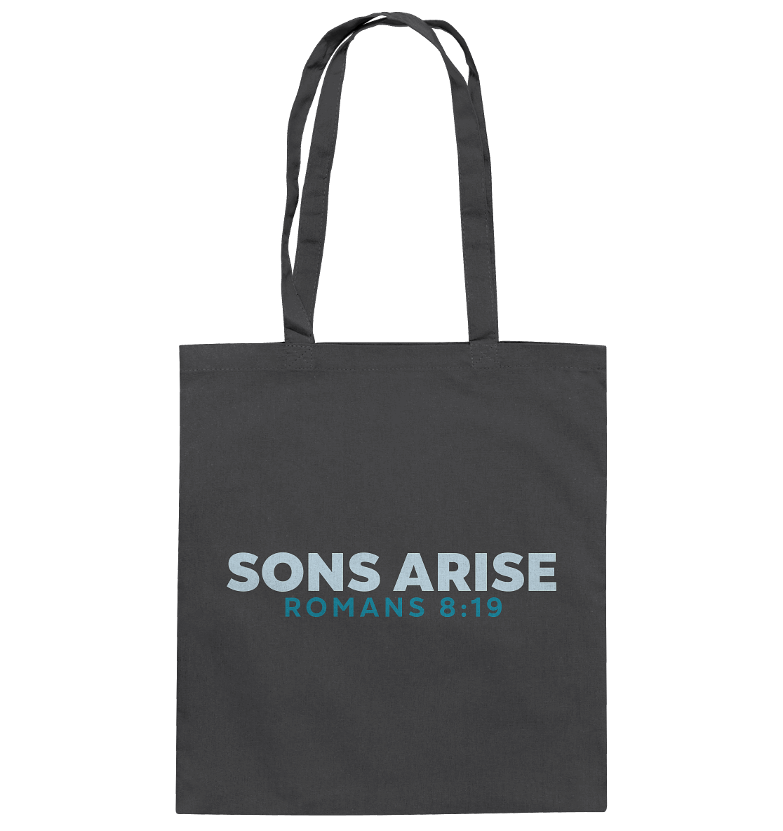 Sons Arise - Söhne Gottes - Baumwolltasche - GfoitMa - Graphite Grey / ca. 38x42