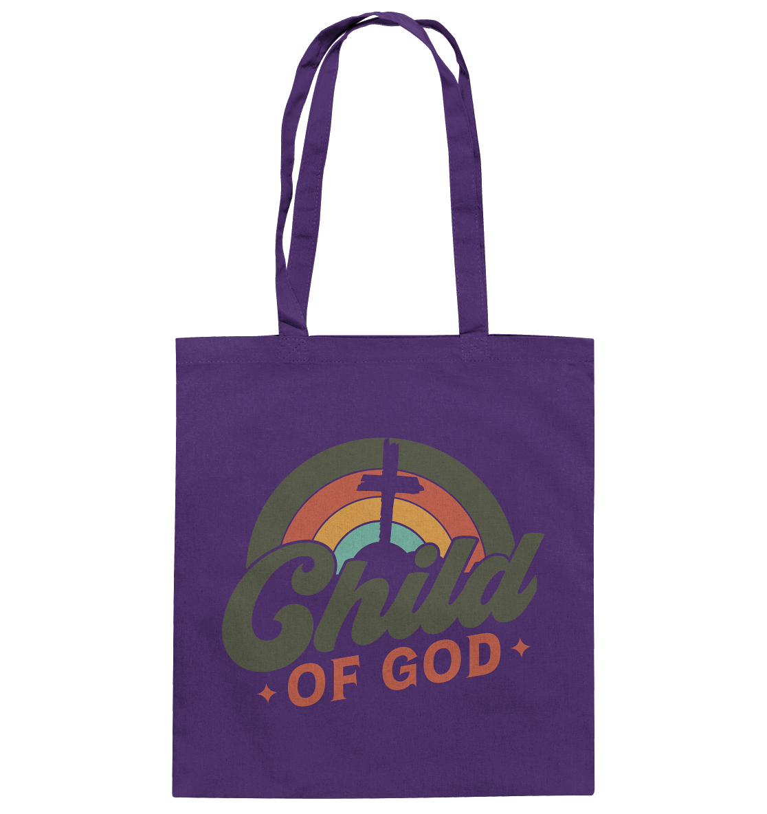 "Kind Gottes" im Retro-Look - Baumwolltasche