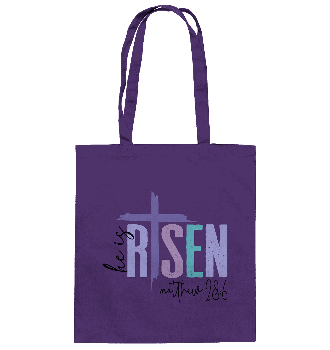 He Is Risen – Die Hoffnung lebt! - Baumwolltasche