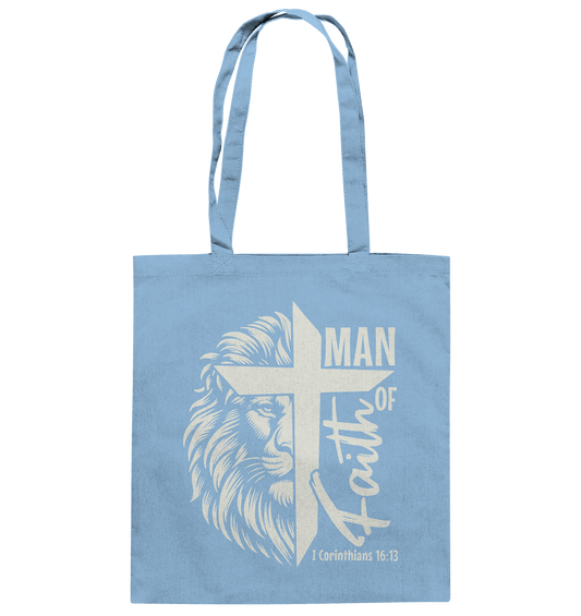 Man of Faith – 1. Corinthians 16:13 - Baumwolltasche