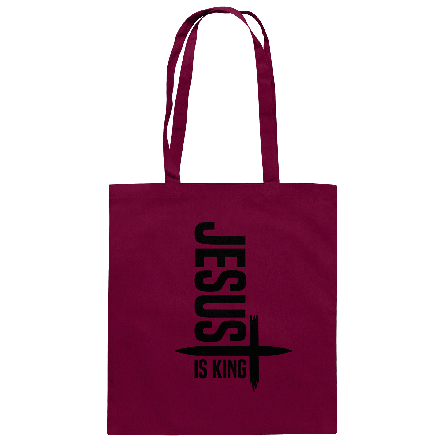 Jesus is King | Ein Statement des Glaubens - Baumwolltasche