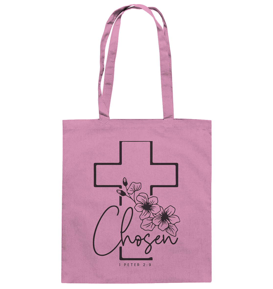 Chosen - 1. Petrus 2:9 - Baumwolltasche - GfoitMa - Classic Pink / ca. 38x42