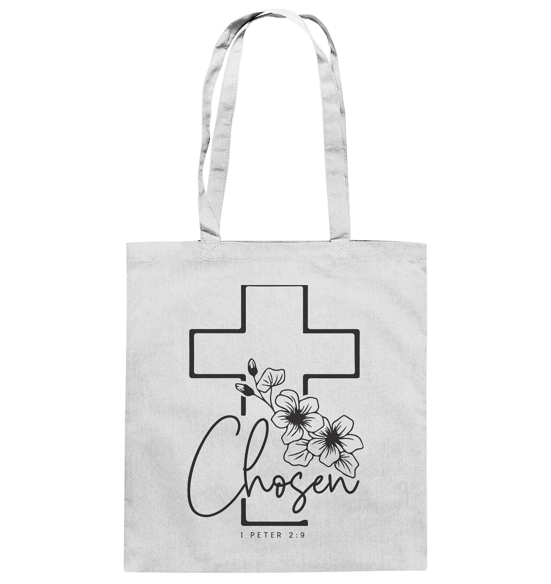 Chosen - 1. Petrus 2:9 - Baumwolltasche - GfoitMa - White / ca. 38x42