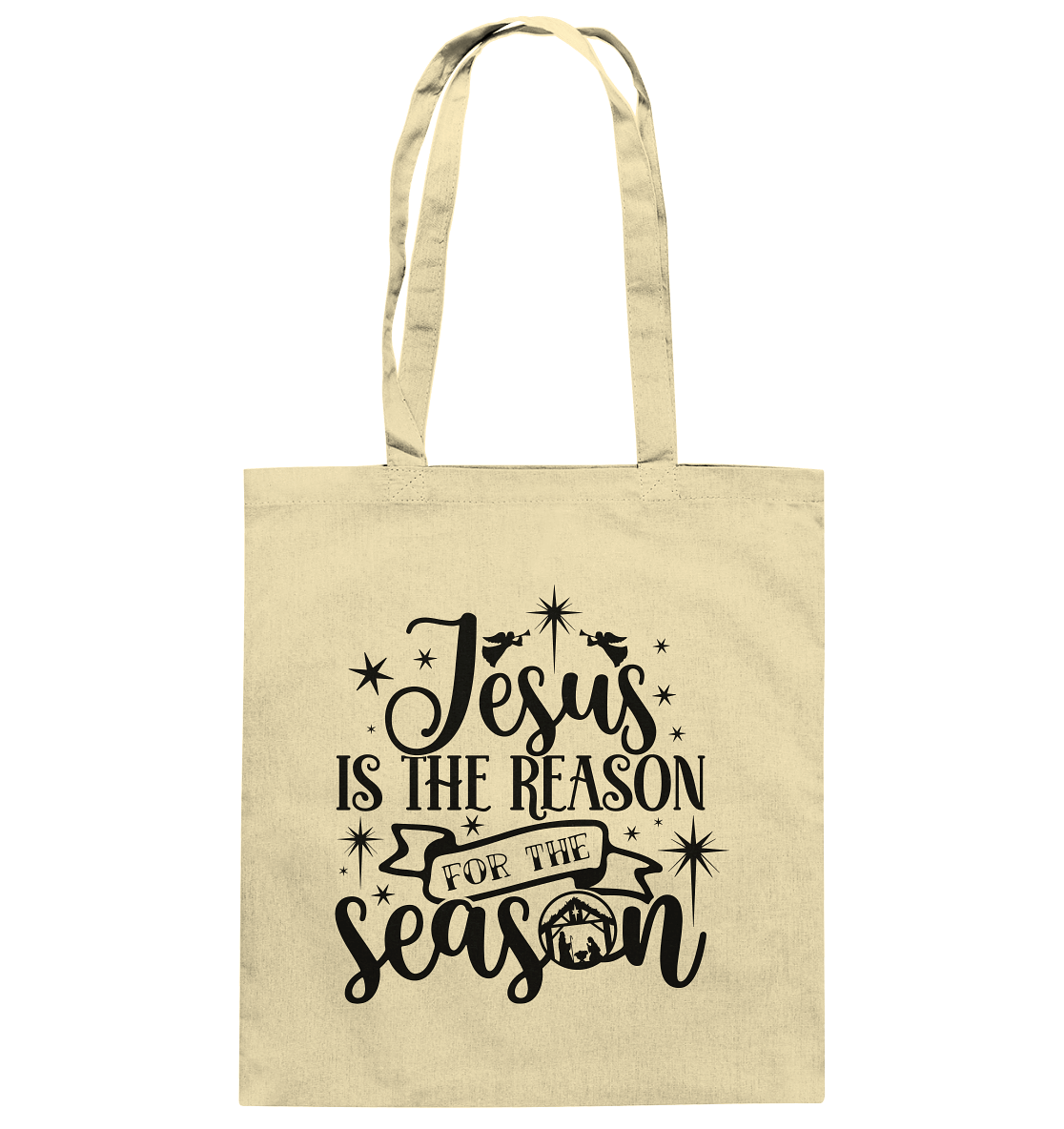 Jesus – Der Grund für die Weihnachtszeit II - Baumwolltasche