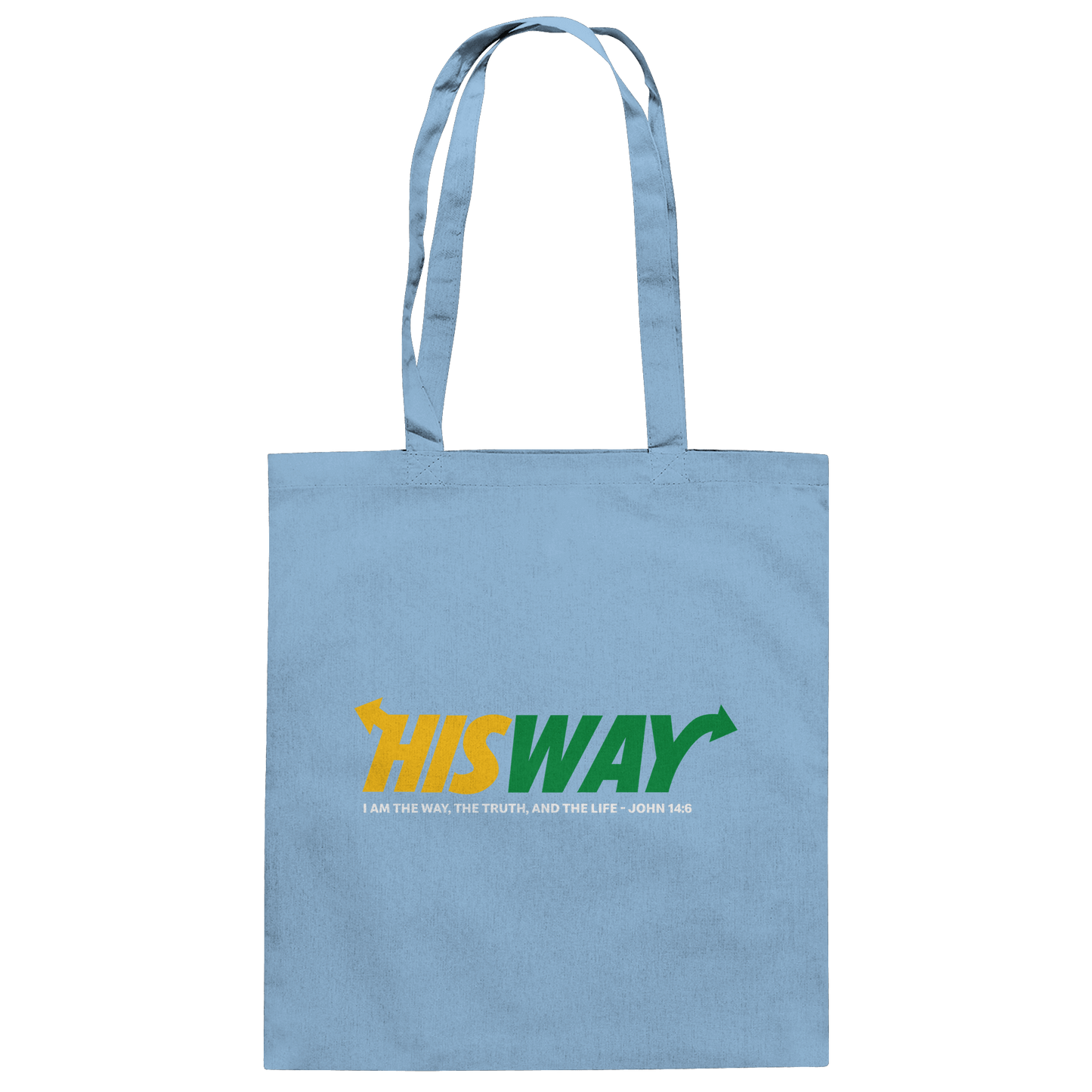 His Way – John 14:6 | Christliches Statement Design mit Johannes 14,6 - Baumwolltasche
