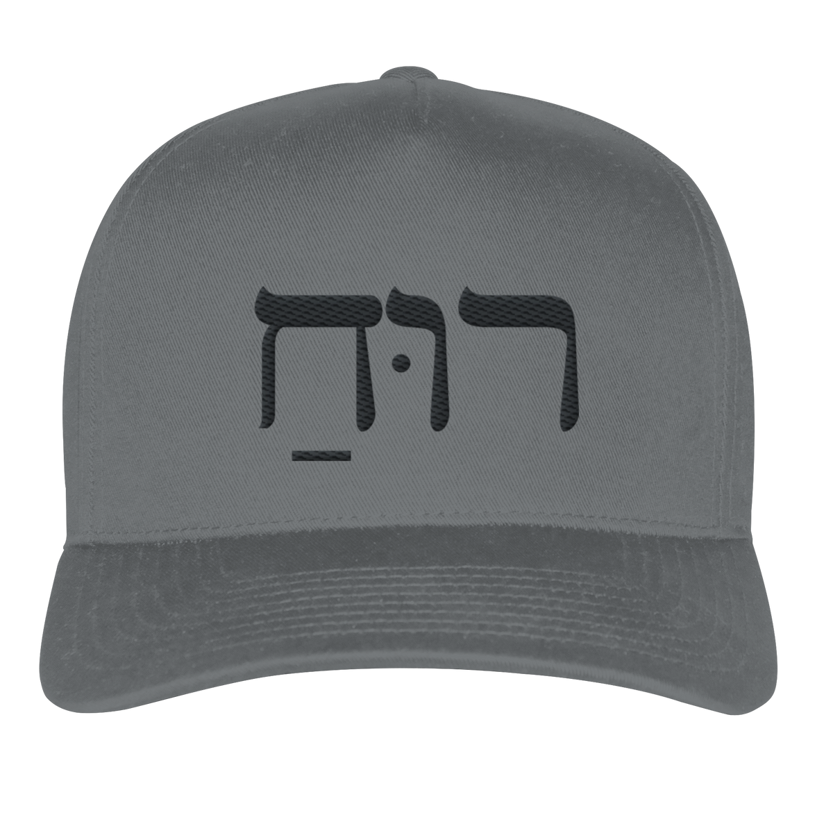 RUACH – Geist, Wind, Atem (Stick) | Christliche Kleidung - Classic Curved Snapback - GfoitMa - Grey / One Size