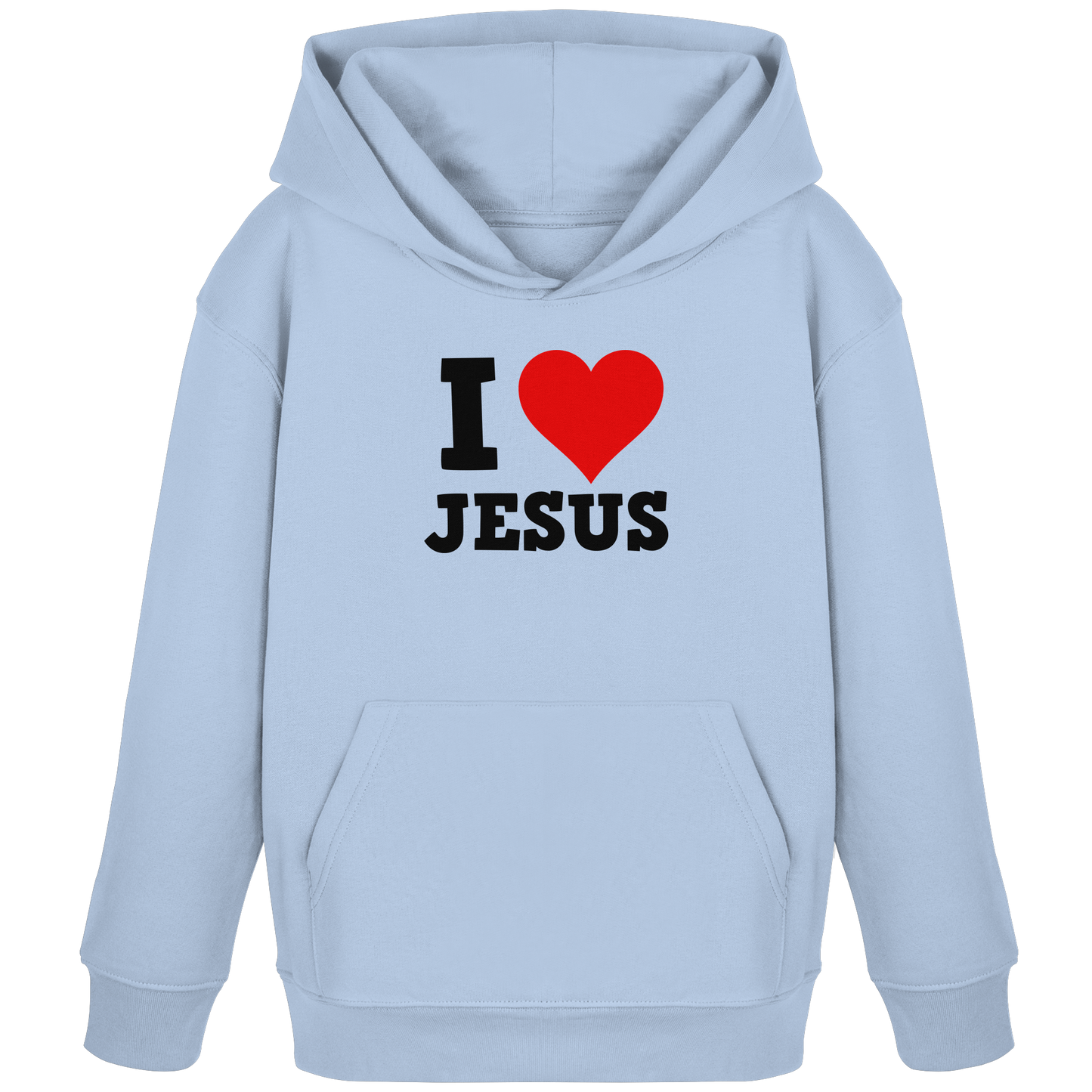 I Love Jesus - Kids Organic Hoodie