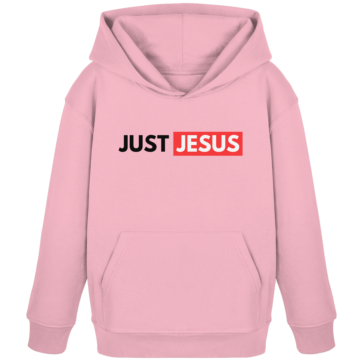 Einfach nur Jesus - Kids Organic Hoodie - GfoitMa - Cotton Pink / 98/104 (3-4)