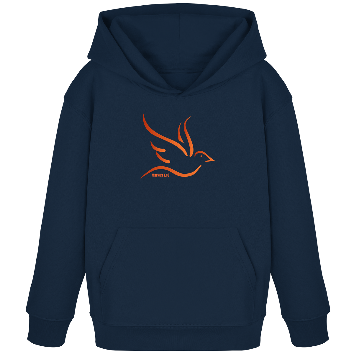 Taube/Heiliger Geist - Kids Organic Hoodie - GfoitMa - French Navy / 98/104 (3-4)