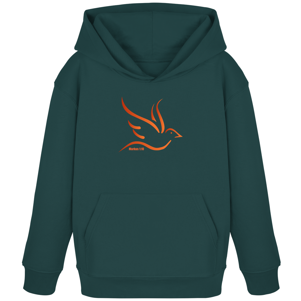 Taube/Heiliger Geist - Kids Organic Hoodie - GfoitMa - Glazed Green / 98/104 (3-4)