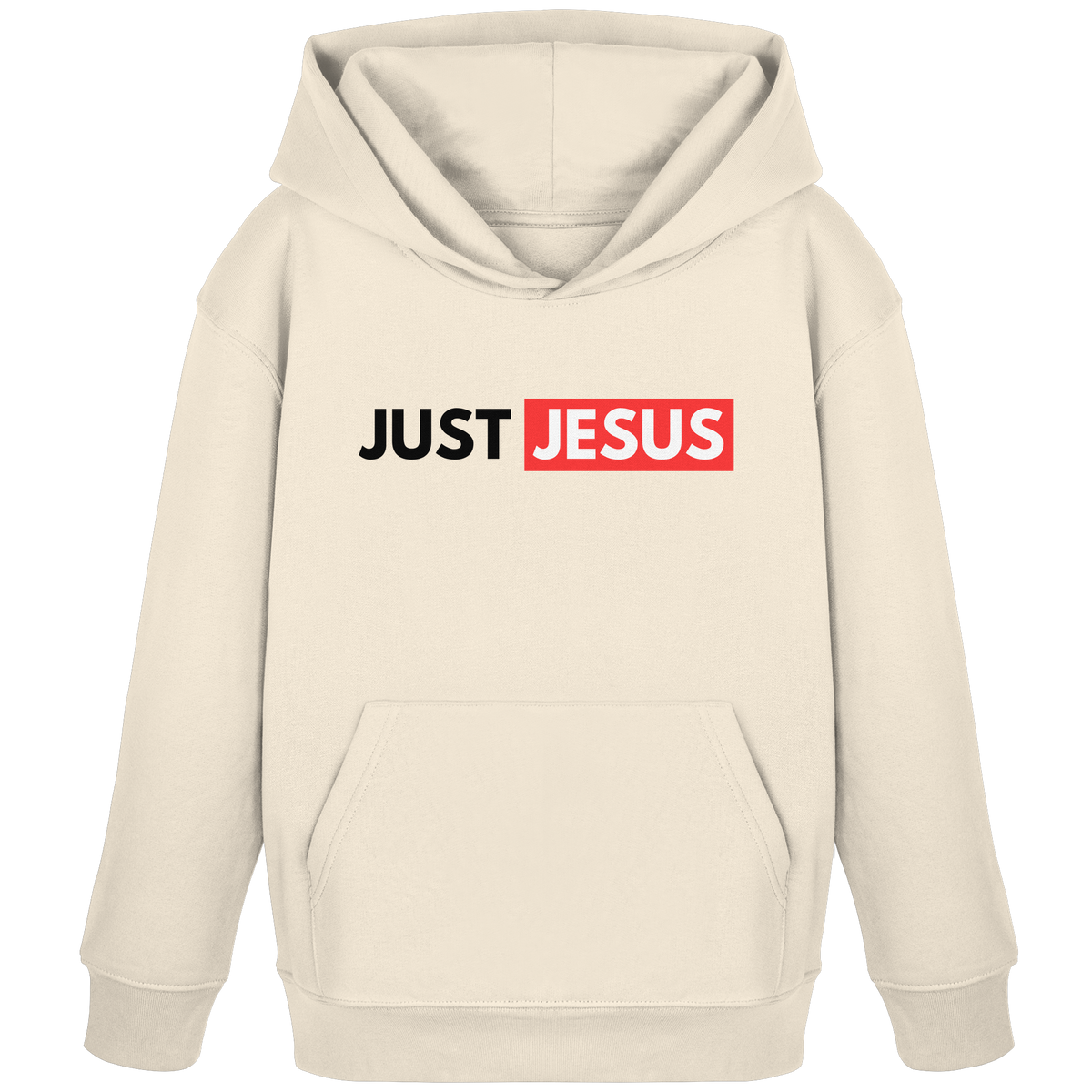 Einfach nur Jesus - Kids Organic Hoodie - GfoitMa - Natural Raw / 98/104 (3-4)