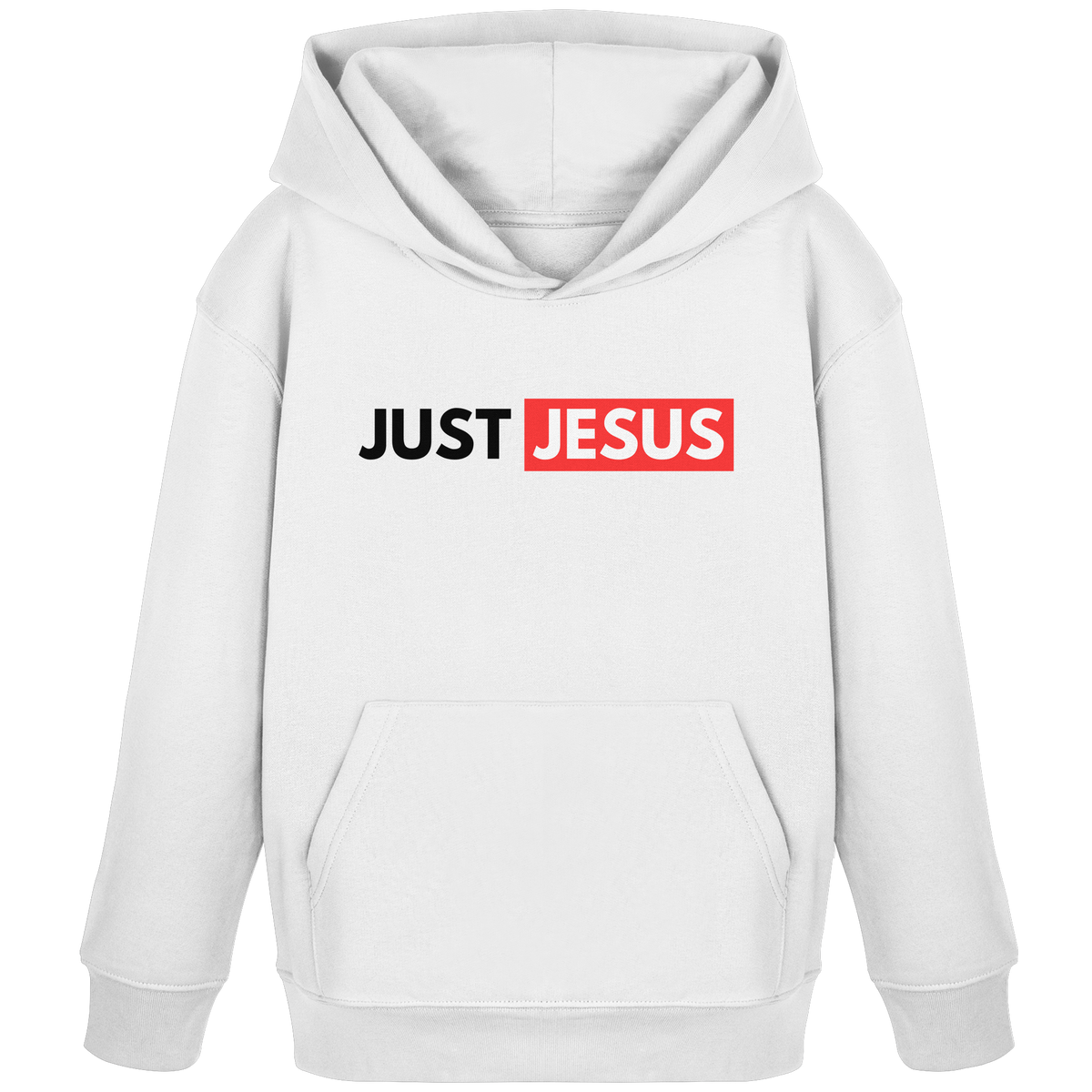 Einfach nur Jesus - Kids Organic Hoodie - GfoitMa - White / 98/104 (3-4)