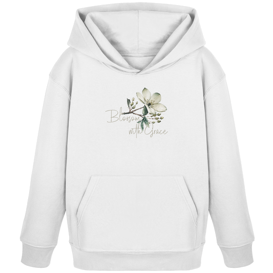 Blossom with Grace - Kids Organic Hoodie