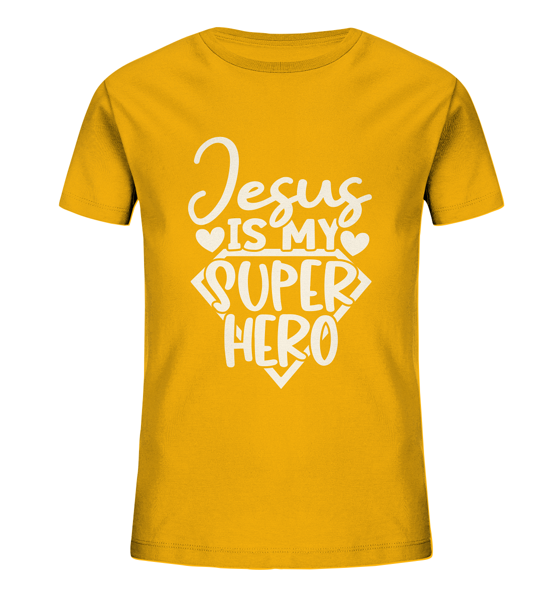 Jesus ist mein Superheld - Kids Organic Shirt - GfoitMa