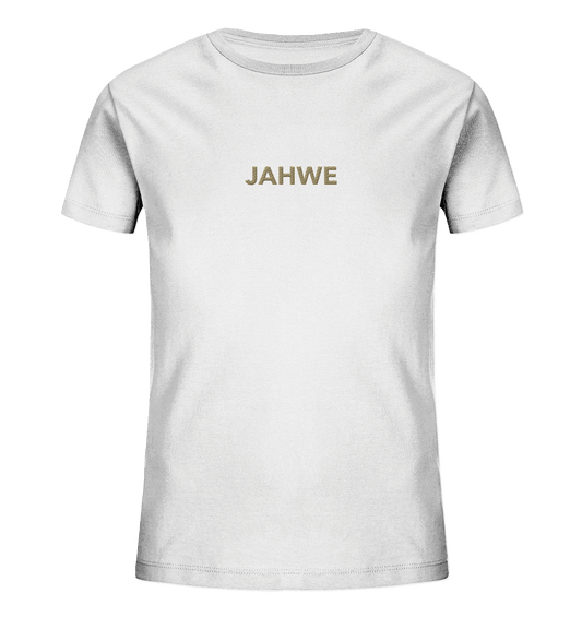 JAHWE – Der Name über allen Namen (Stick) | Christliche Kleidung - Kids Organic Shirt (Stick)