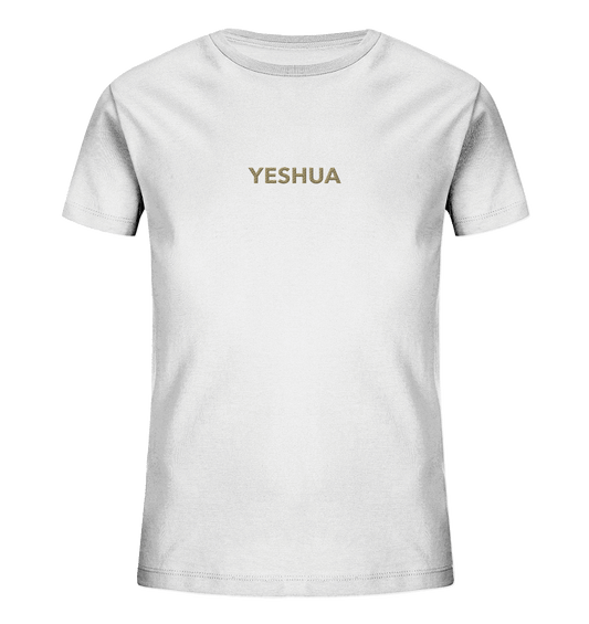 YESHUA – Der Name über allen Namen | Christliche Kleidung - Kids Organic Shirt (Stick)