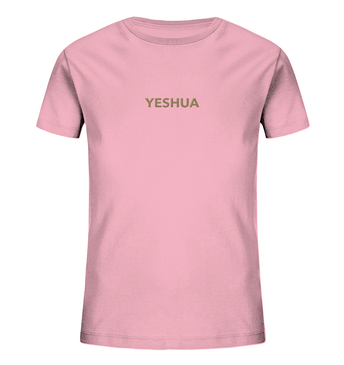 YESHUA – Der Name über allen Namen | Christliche Kleidung - Kids Organic Shirt (Stick)