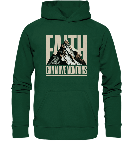 Faith Can Move Mountains – Glaube, der Grenzen überwindet | Christliche Kleidung - Kids Premium Hoodie
