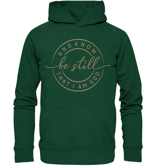 Sei still – und erkenne, dass ich Gott bin - Kids Premium Hoodie - GfoitMa