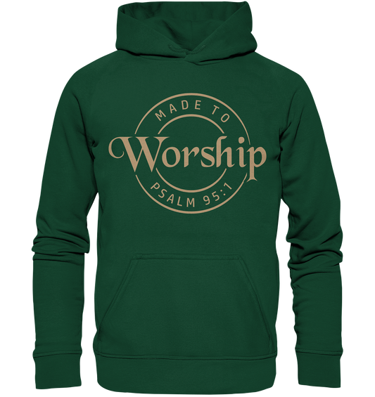 Made to Worship - Psalm 95:1 - Kids Premium Hoodie