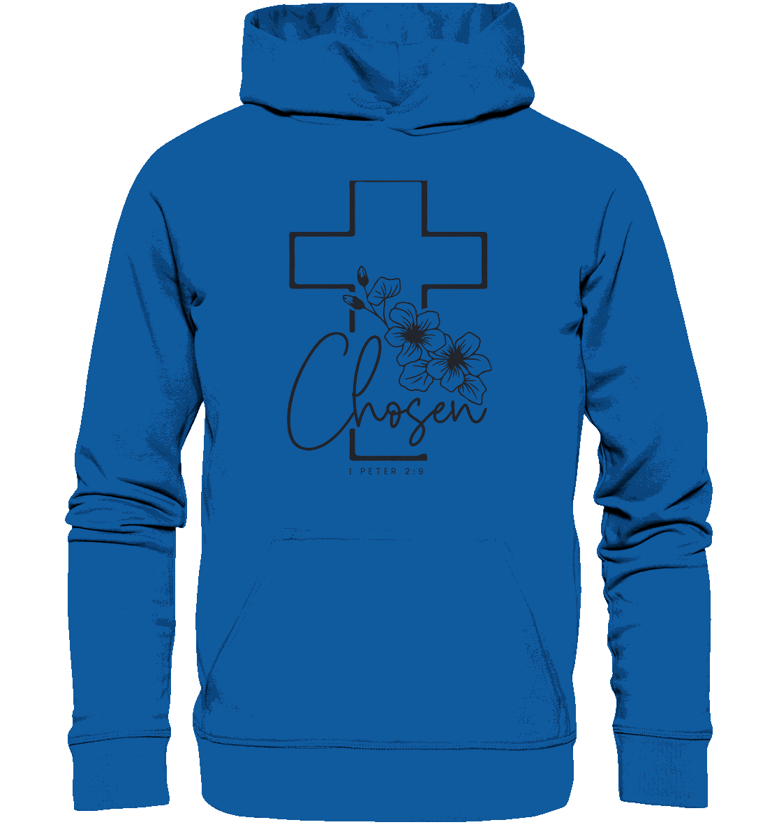 Chosen - 1. Petrus 2:9 - Kids Premium Hoodie - GfoitMa - Royal Blau / 116