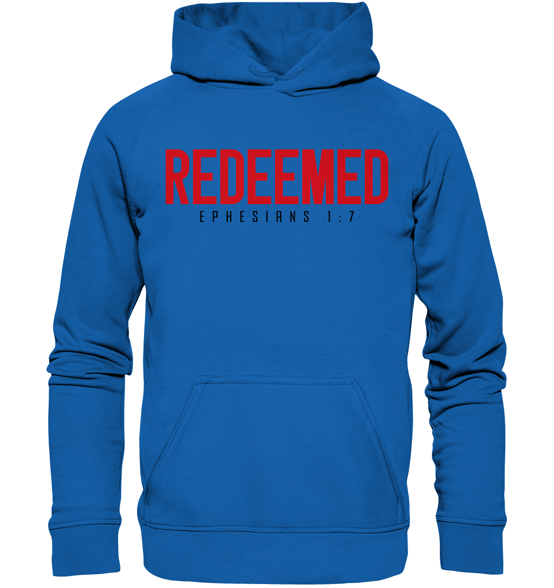 Redeemed – Ephesians 1:7 – Erlöst durch sein Blut | Christliche Produkte - Kids Premium Hoodie