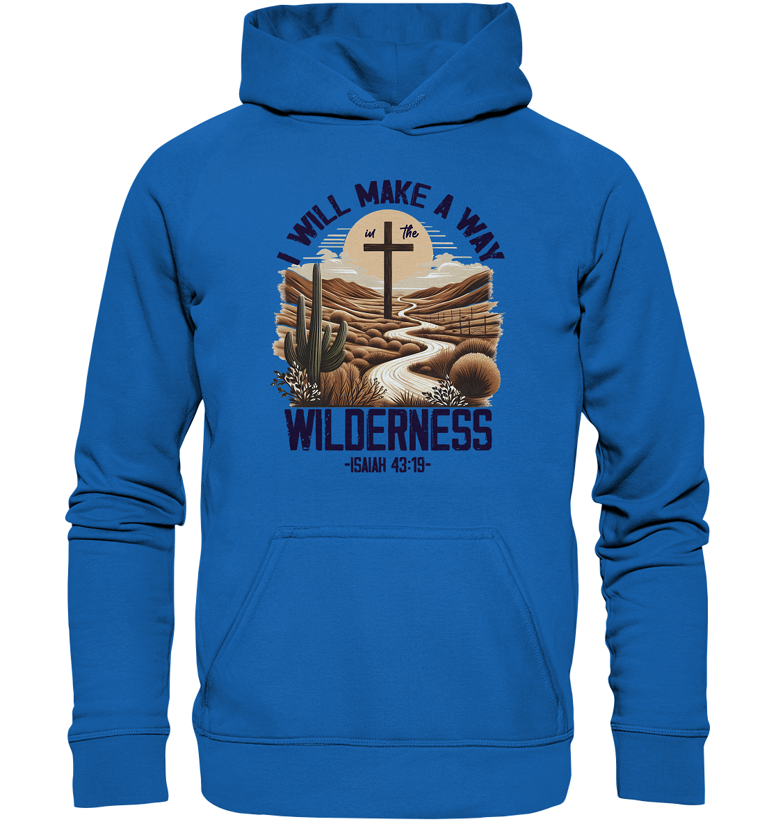 I Will Make a Way in the Wilderness – Isaiah 43:19 - Kids Premium Hoodie