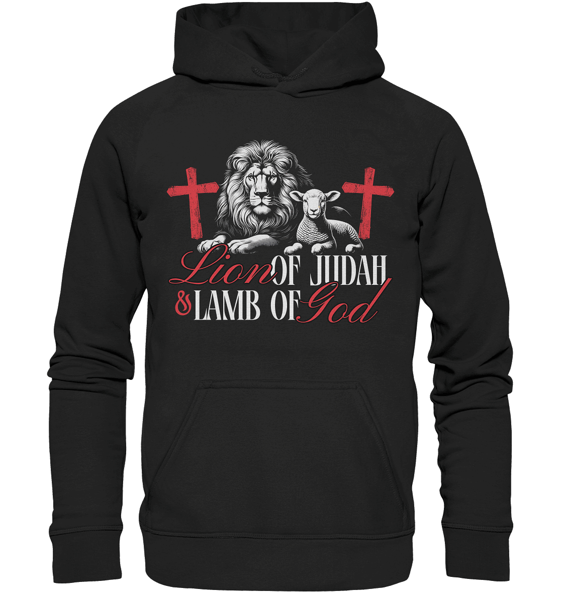 Lion of Judah & Lamb of God – Die zwei Seiten von Jesus - Kids Premium Hoodie