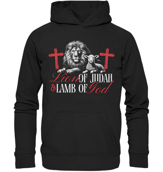 Lion of Judah & Lamb of God – Die zwei Seiten von Jesus - Kids Premium Hoodie