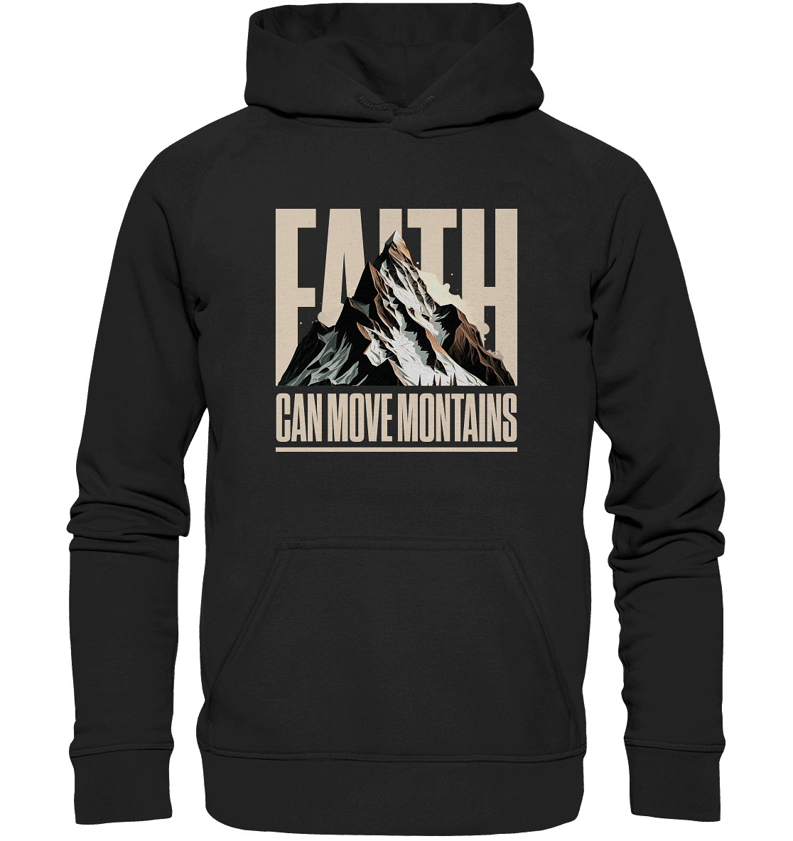 Faith Can Move Mountains – Glaube, der Grenzen überwindet | Christliche Kleidung - Kids Premium Hoodie