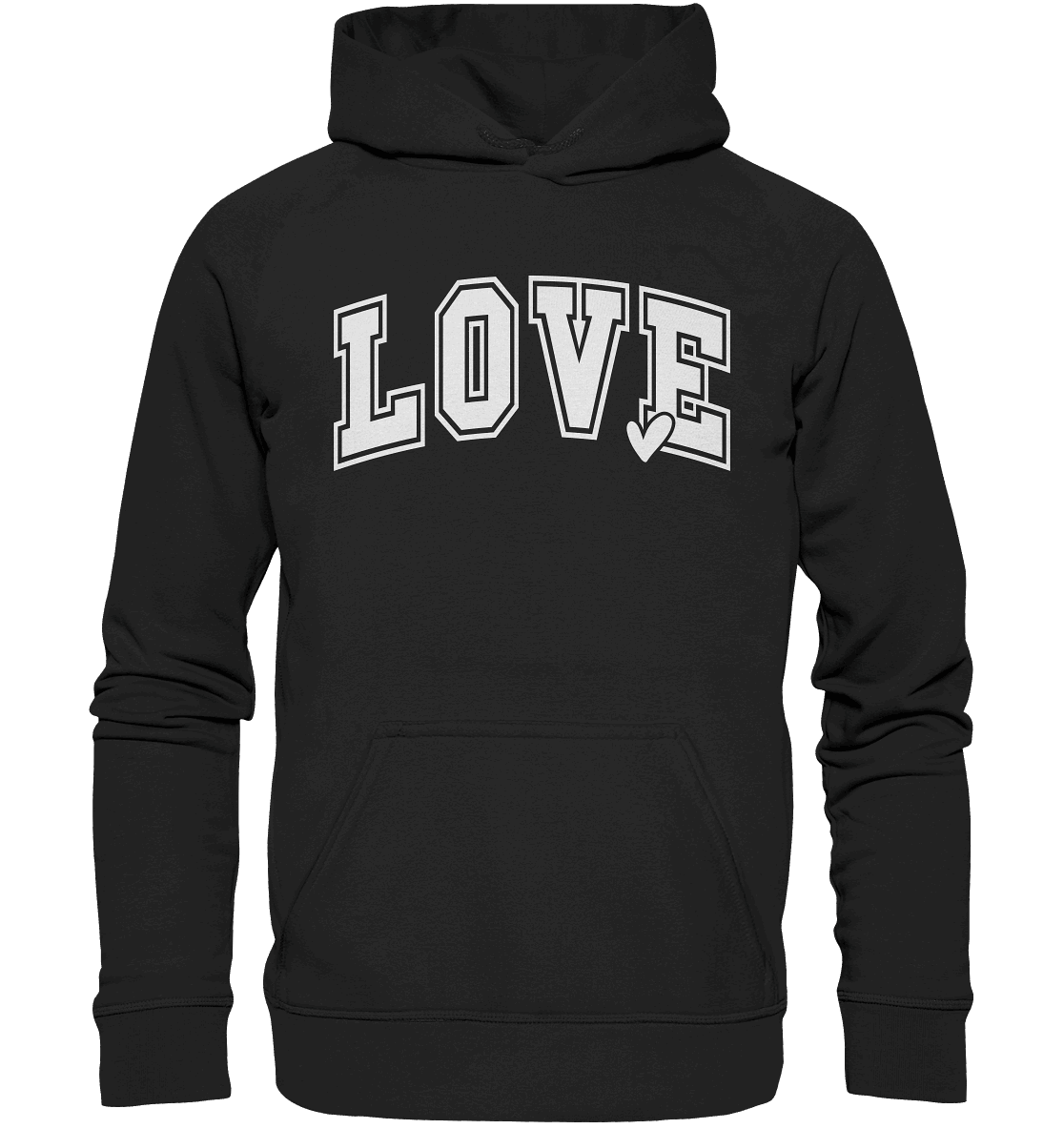 "Love" – das Design, das Herzen spricht! - Kids Premium Hoodie - GfoitMa - Black / 116