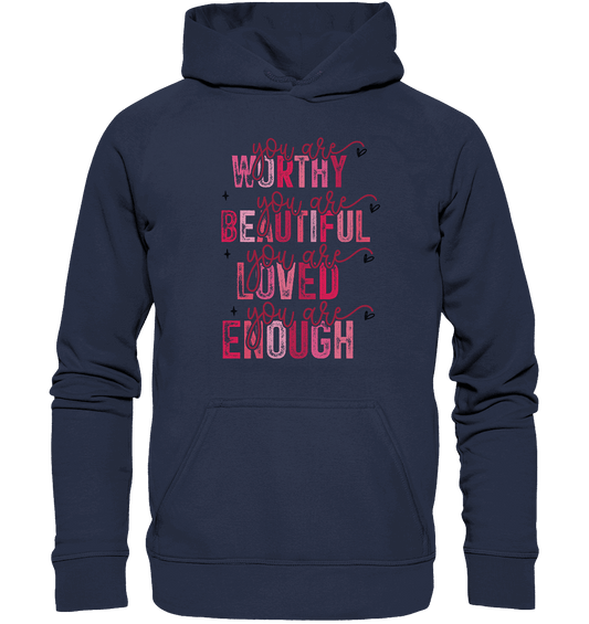 Du bist wertvoll – Eine Erinnerung an die Wahrheit - Kids Premium Hoodie