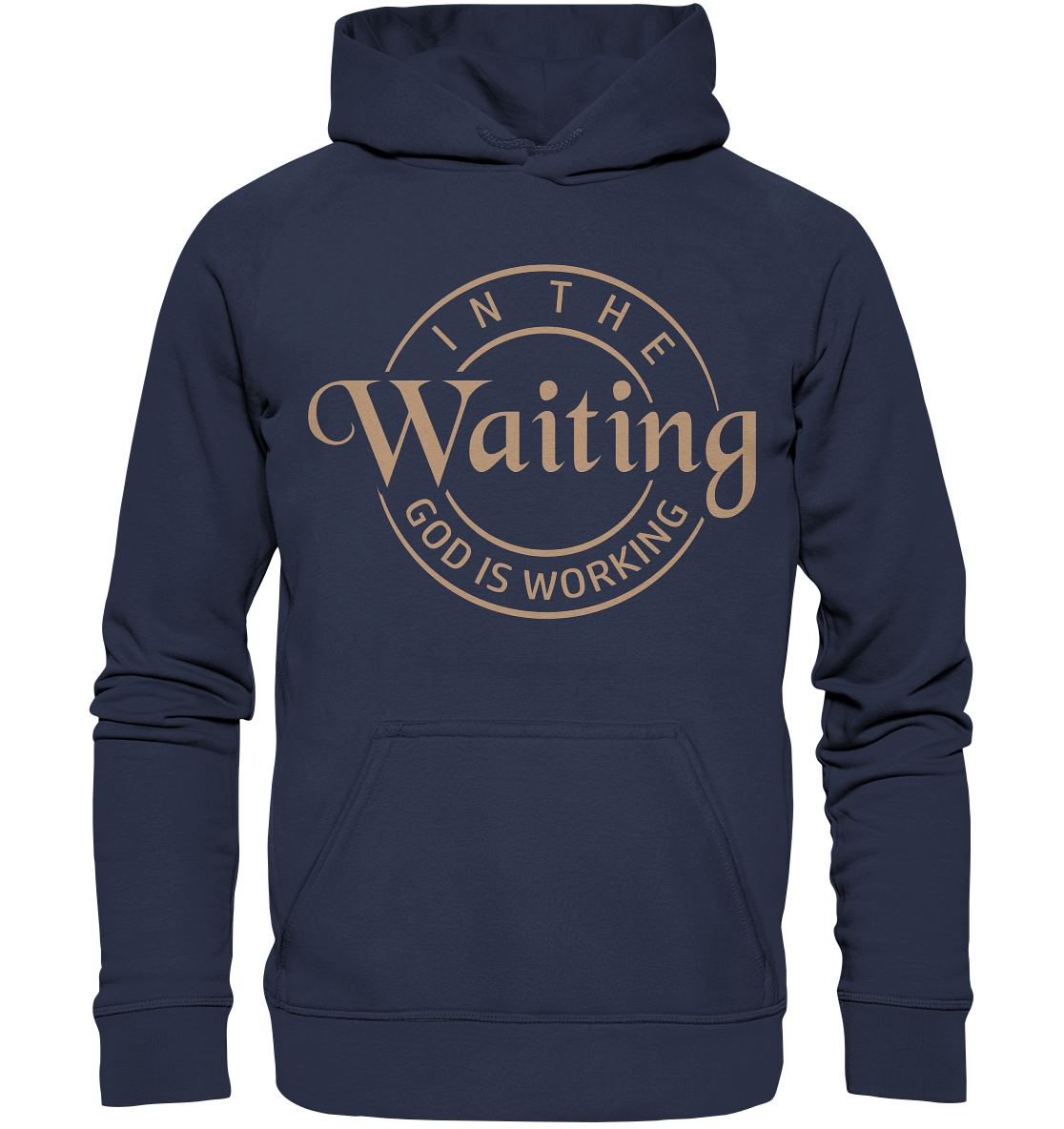 Im Warten wirkt Gott - Kids Premium Hoodie - GfoitMa - Deep Navy / 116