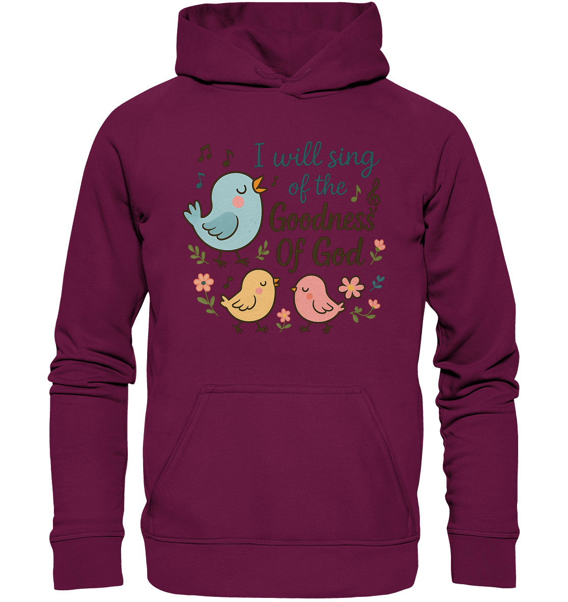 I will sing of the goodness of God | Christliche Produkte - Kids Premium Hoodie