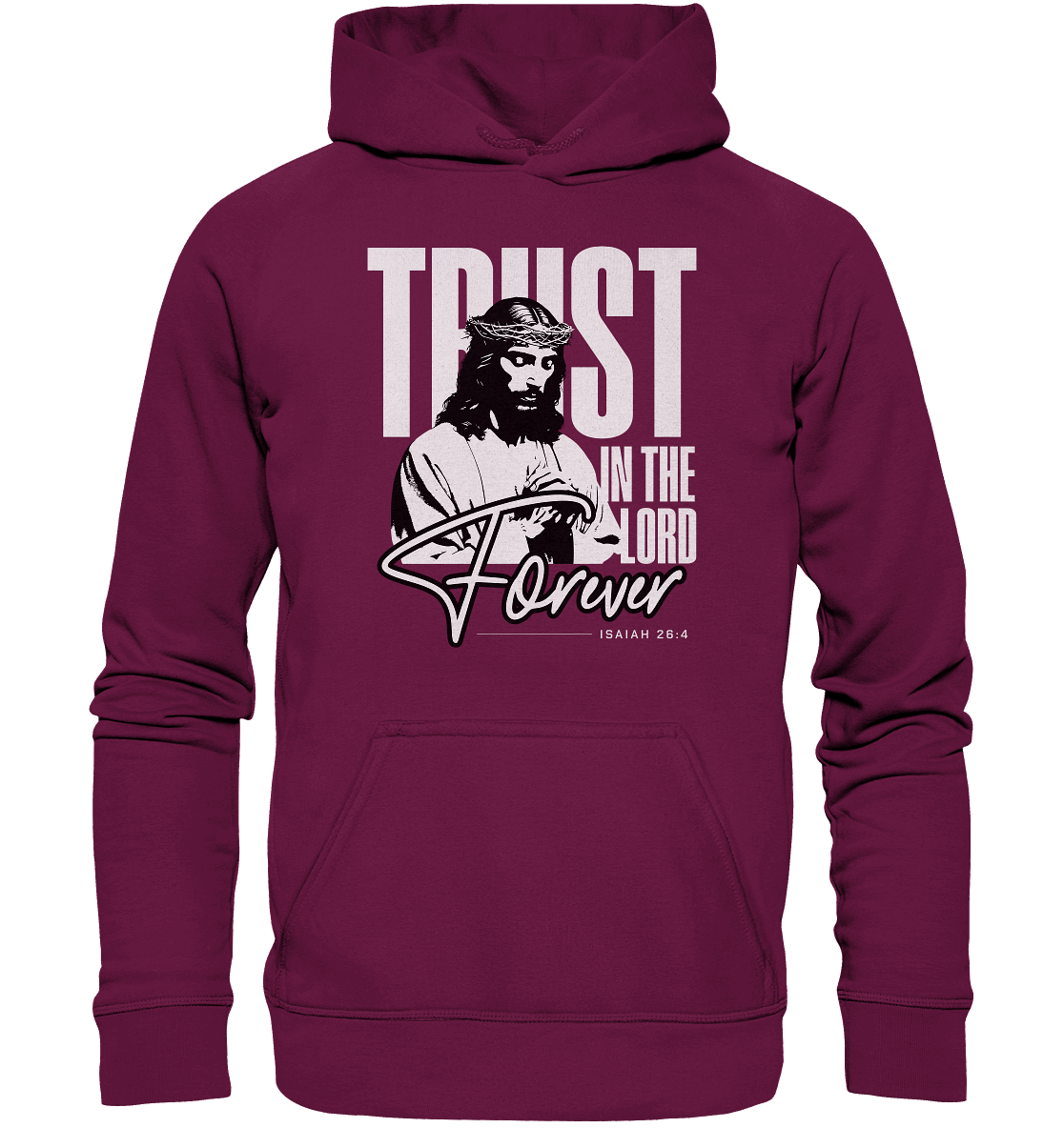 Trust in the Lord Forever – Eine Botschaft des unerschütterlichen Glaubens - Kids Premium Hoodie