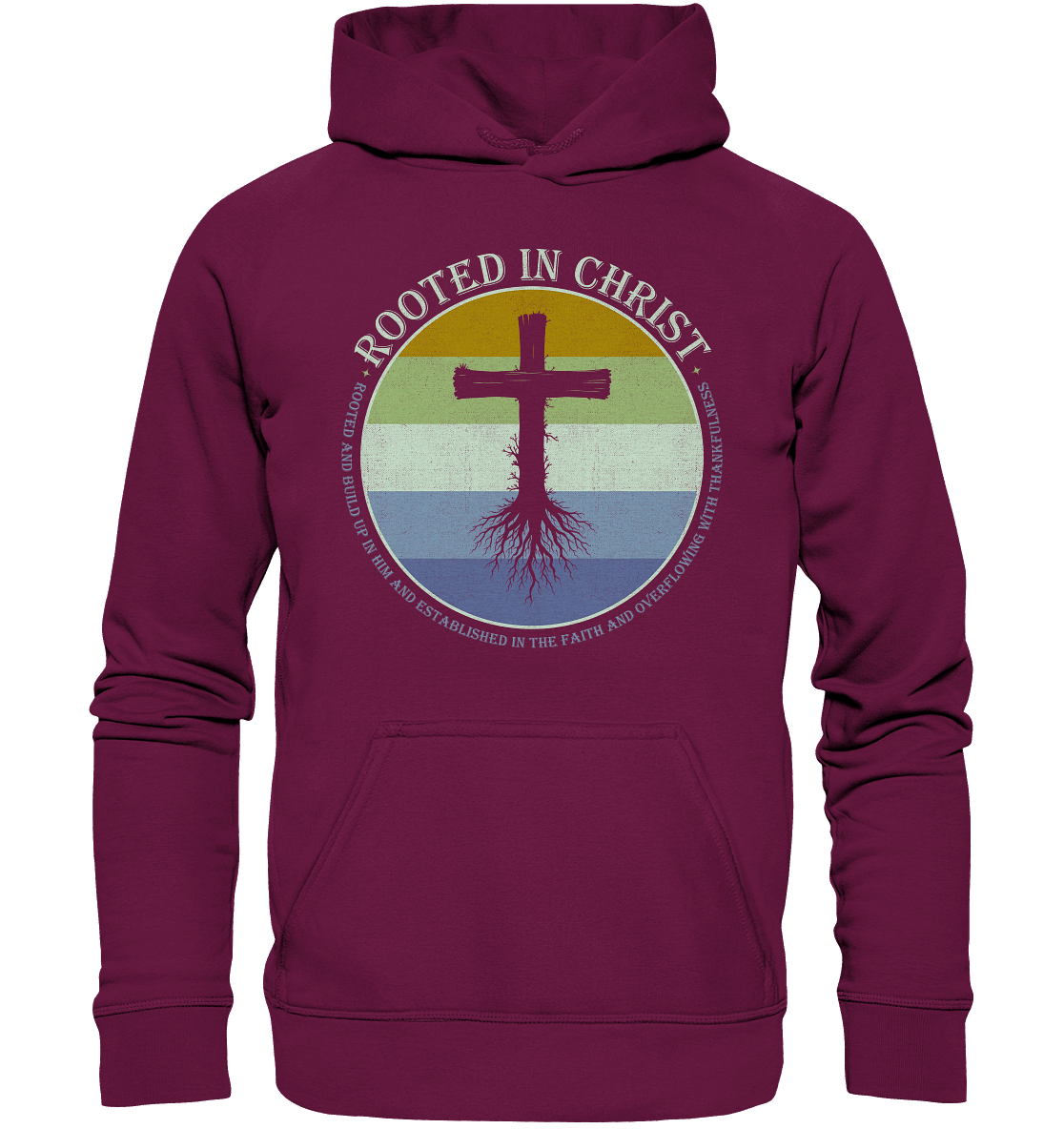 Verwurzelt in Christus | Christliche Kleidung - Kids Premium Hoodie