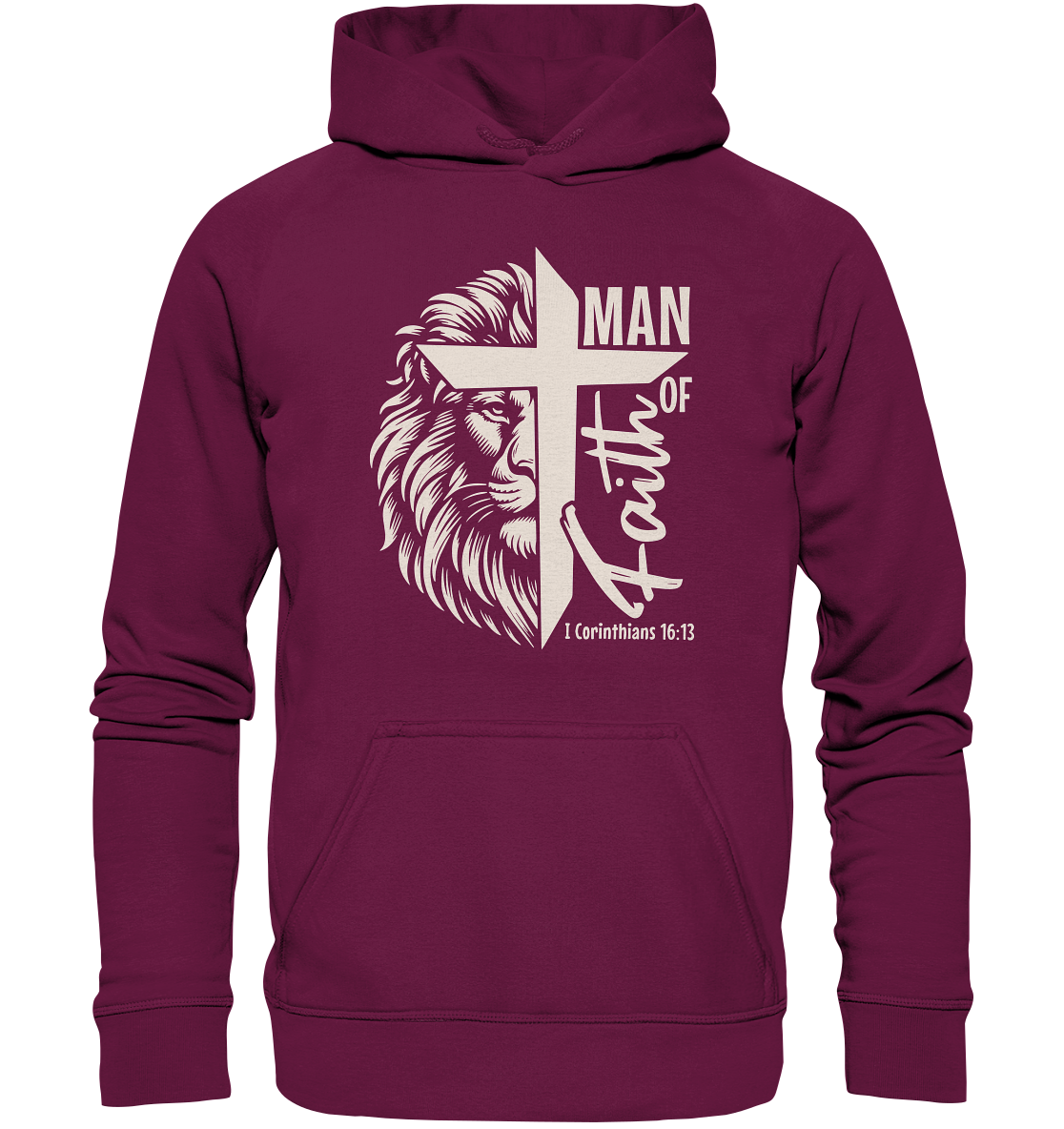 Man of Faith – 1. Corinthians 16:13 - Kids Premium Hoodie