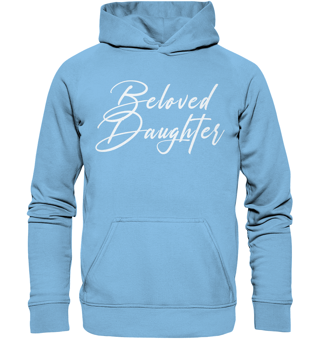 Beloved Daughter – Geliebte Tochter Gottes - Kids Premium Hoodie - GfoitMa - Sky Blue / 116