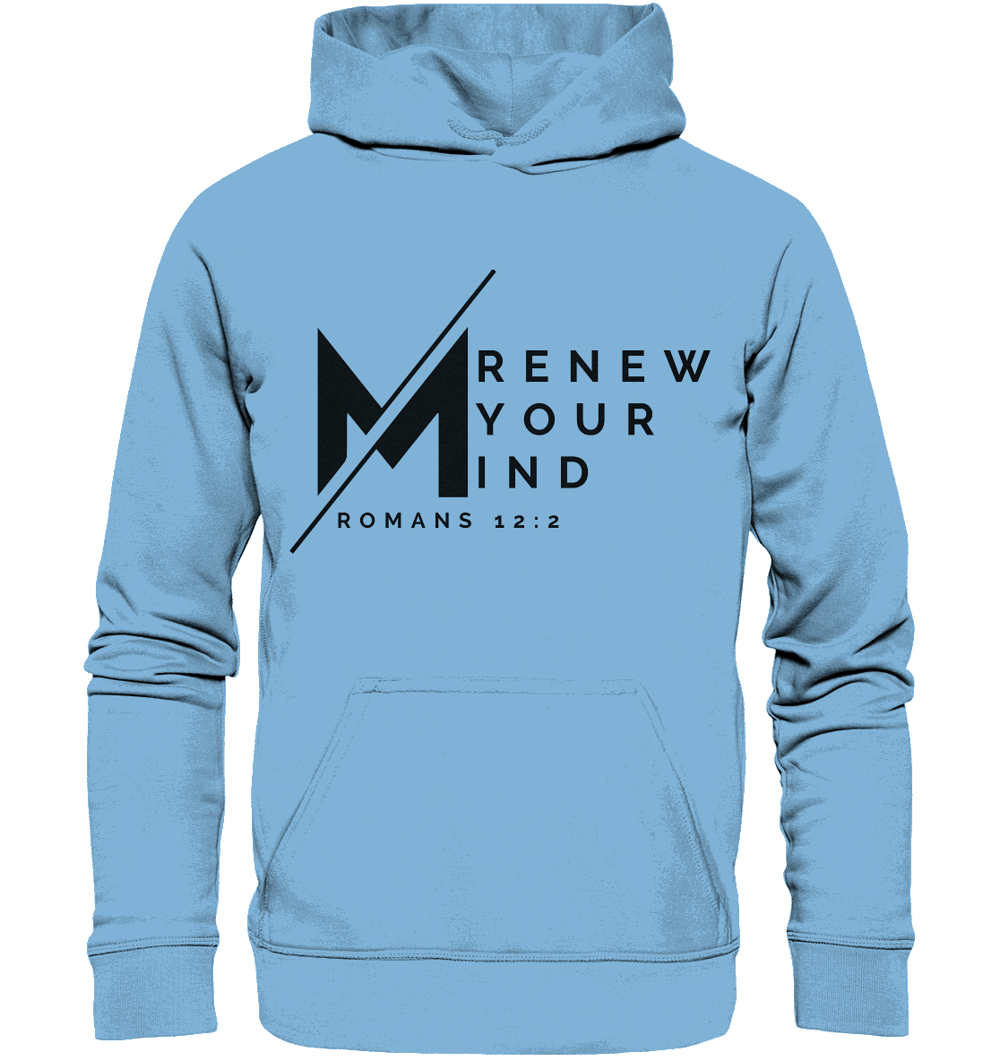 Erneuere deine Gedanken - Römer 12:2 - Kids Premium Hoodie - GfoitMa - Sky Blue / 116