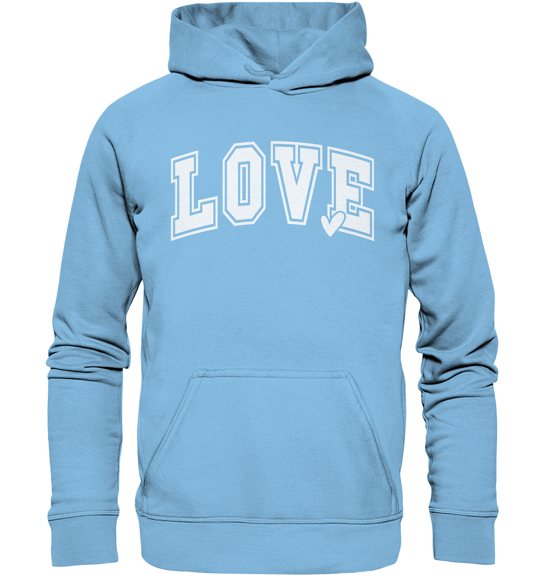 "Love" – das Design, das Herzen spricht! - Kids Premium Hoodie - GfoitMa - Sky Blue / 116