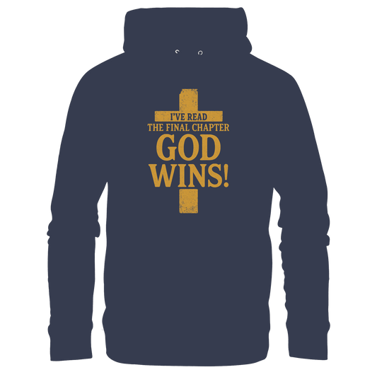 GOD WINS – Das Ende steht fest | Christliche Kleidung & Geschenke im Kreuz-Design - Kids Premium Hoodie