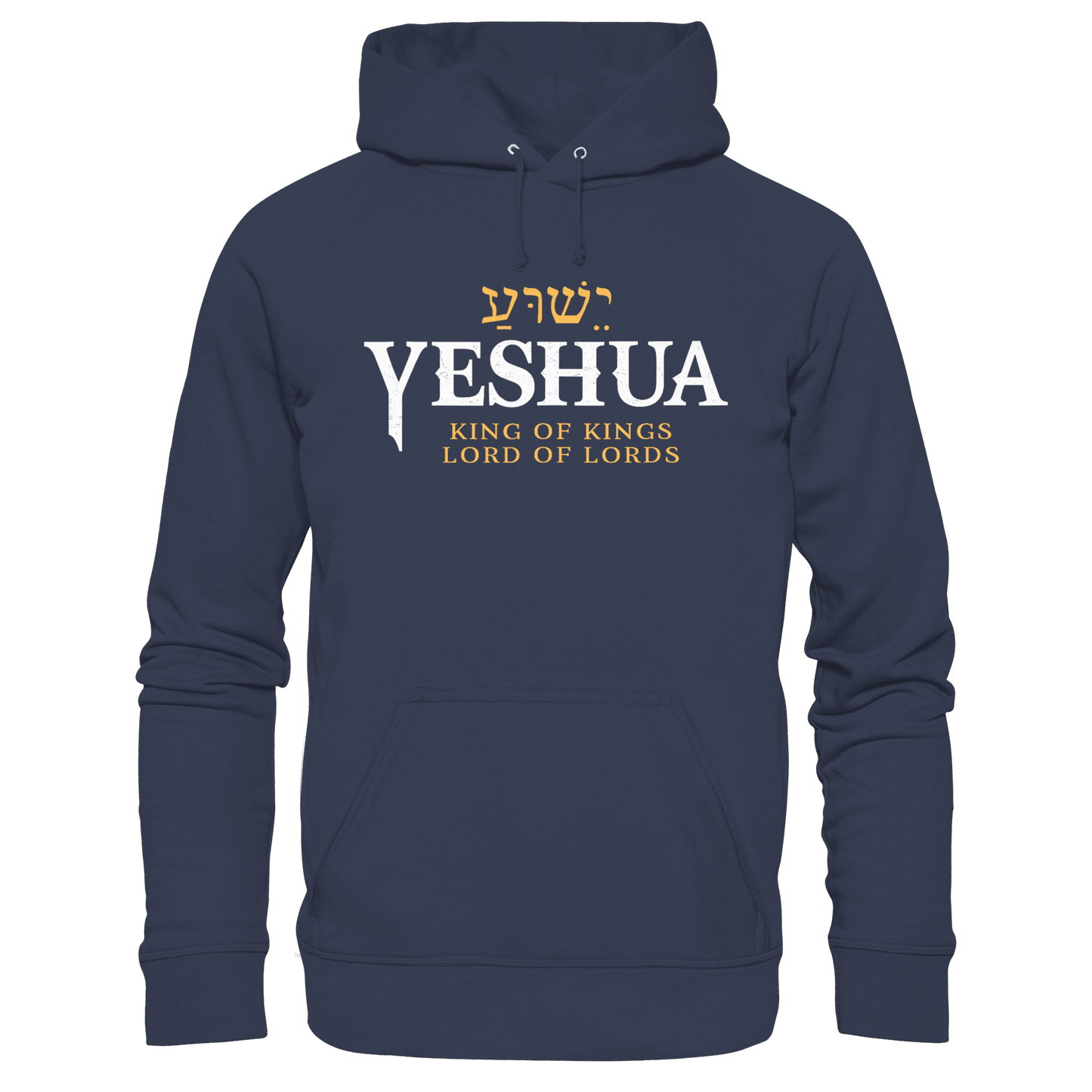 Yeshua – King of Kings, Lord of Lords | Christliches Design mit dem Namen Jesu - Kids Premium Hoodie